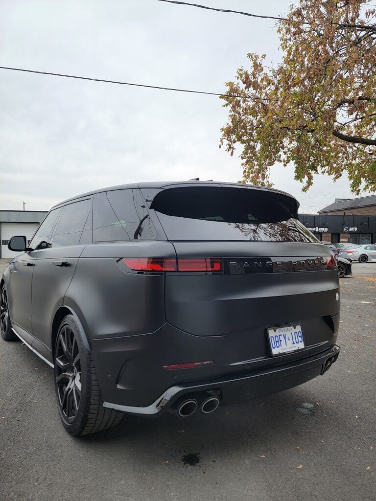 Land Rover satin conversion with XPEL STEALTH.